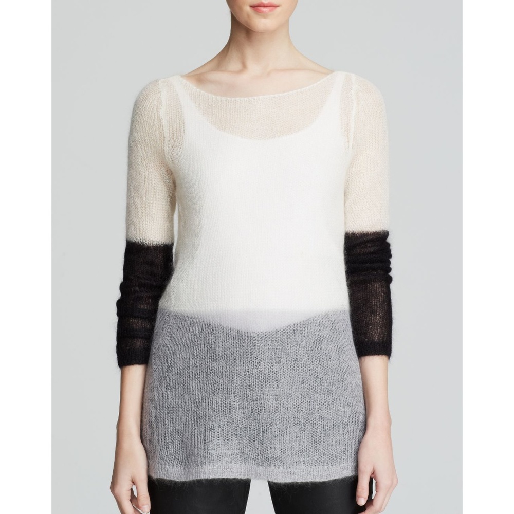 Women's White The Fisher Project Color Block Moha